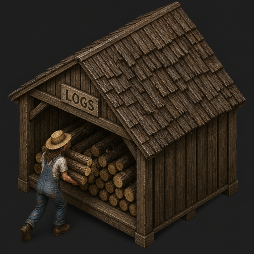 Wood Shed Storage [B42]
