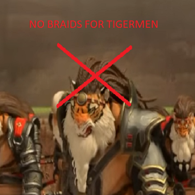 No tigermen braids