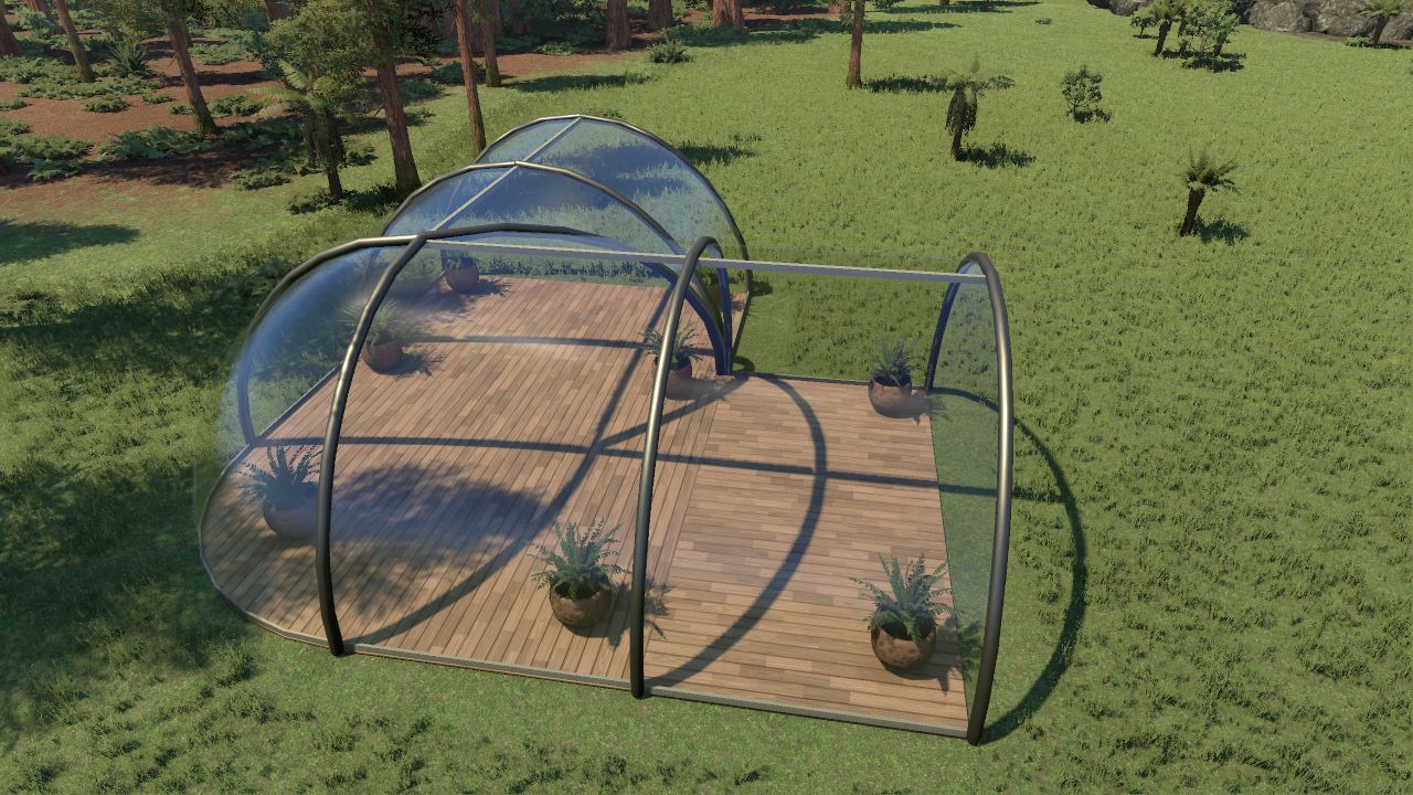 Glass Tunnel 90 Degrees