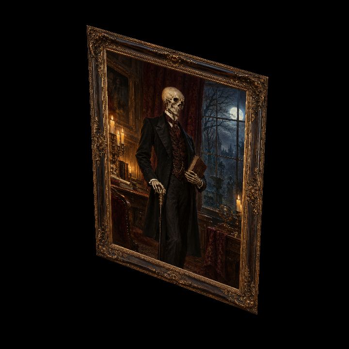 Painting, Marquis de Bones {2D}