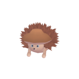 Hedgehog with Hat 1