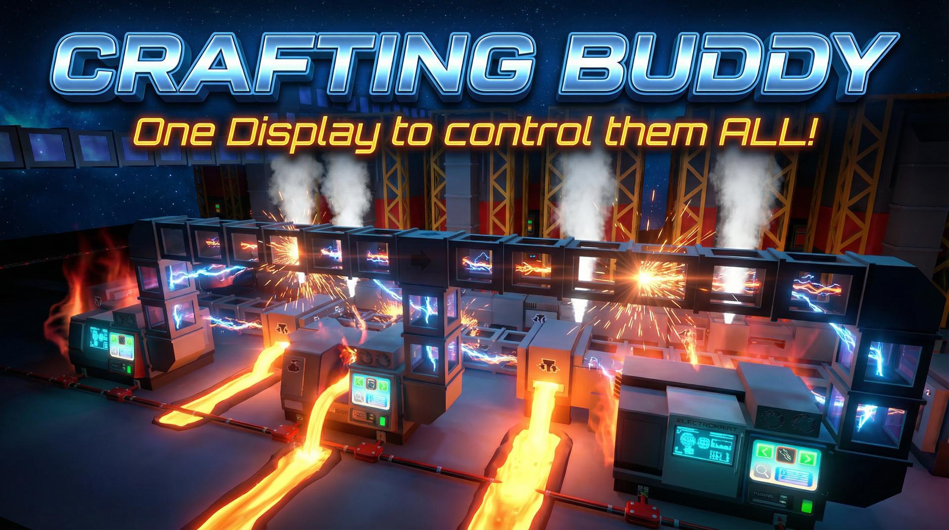 Crafting Buddy - One Display to control them ALL!