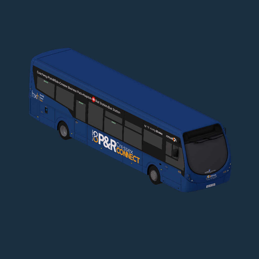 Carousel Buses Route 8 Park & Ride Wright StreetLite