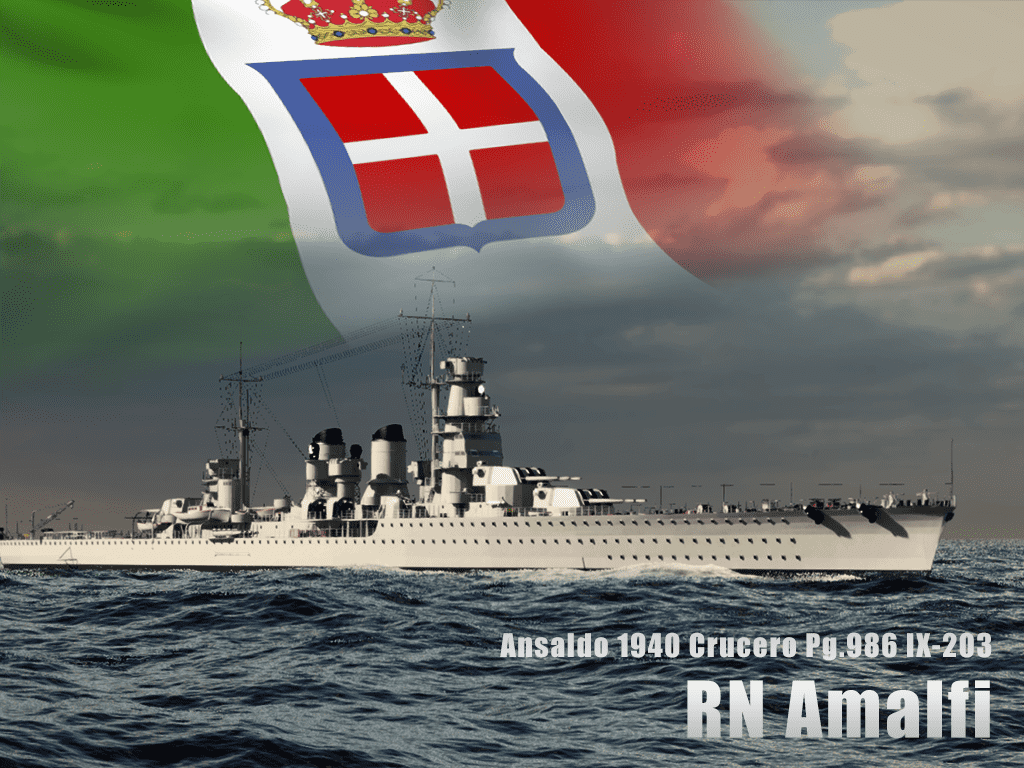 RN Amalfi (Ansaldo Pg.986 IX-203) preview