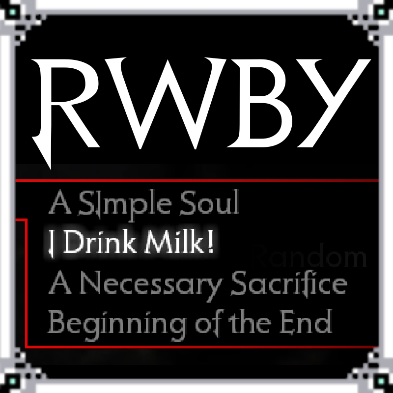 RWBY Difficulty Names