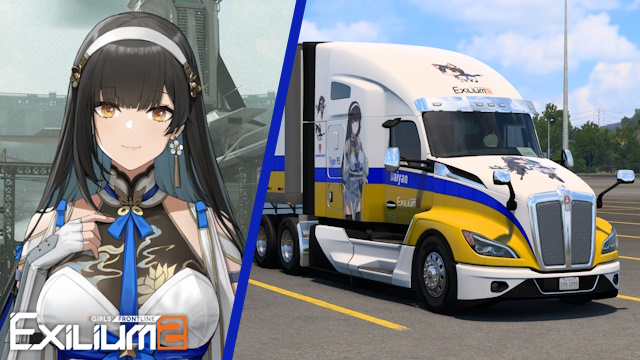 Kenworth T680 2022 Daiyan - Girls' Frontline 2: Exilium [Combo Skin]