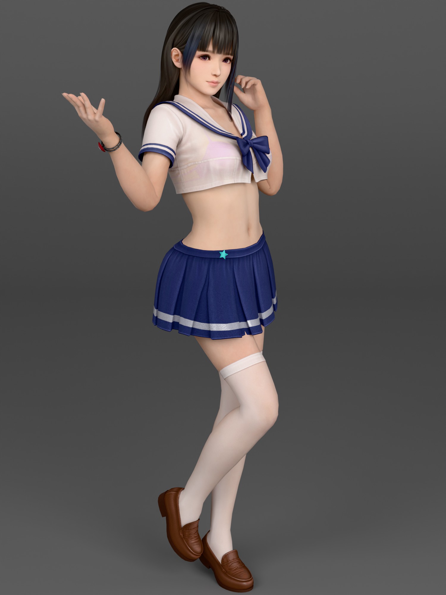 [死或生]小春 夏日晴空校服  [DOA] Koharu  Summer Sky Schoolwear