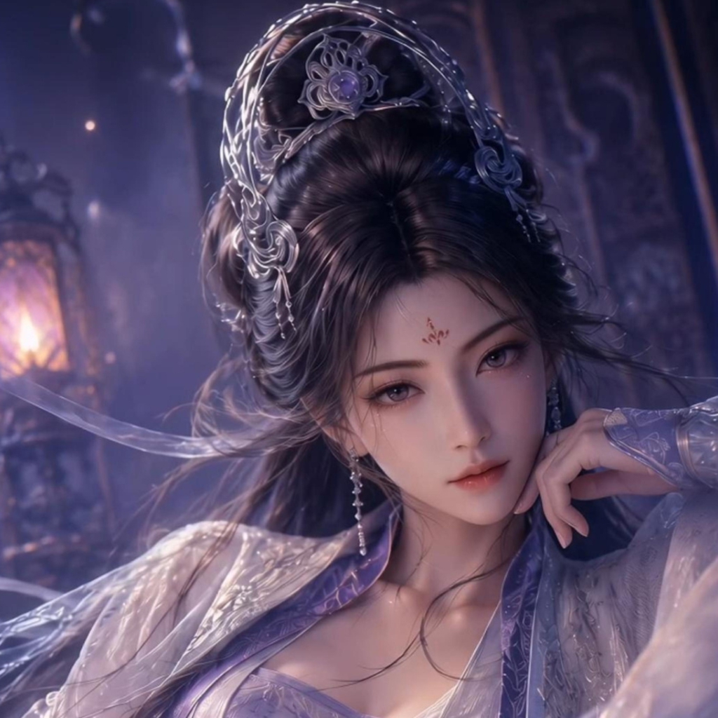 南宫婉紫衣韵味竖版壁纸-凡人修仙传-落雨无声 preview