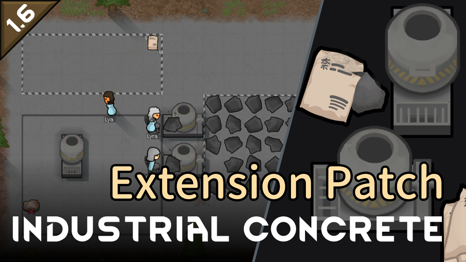 Industrial concrete - Extension Patch