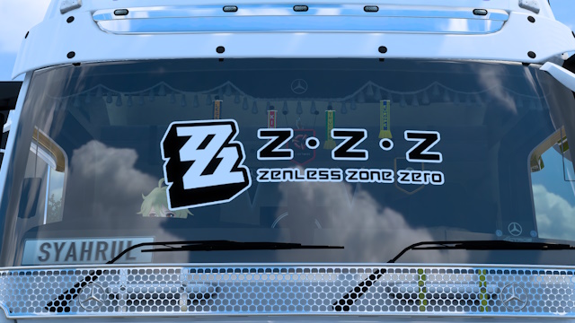 Zenless Zone Zero Windscreen Decals & Trailer Mudflaps
