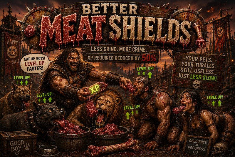 ⚔️ Better Meat Shields – Faster Companion Leveling ⚔️