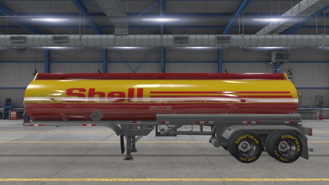 SCS Fuel Tanker Shell Oil Paint Skins