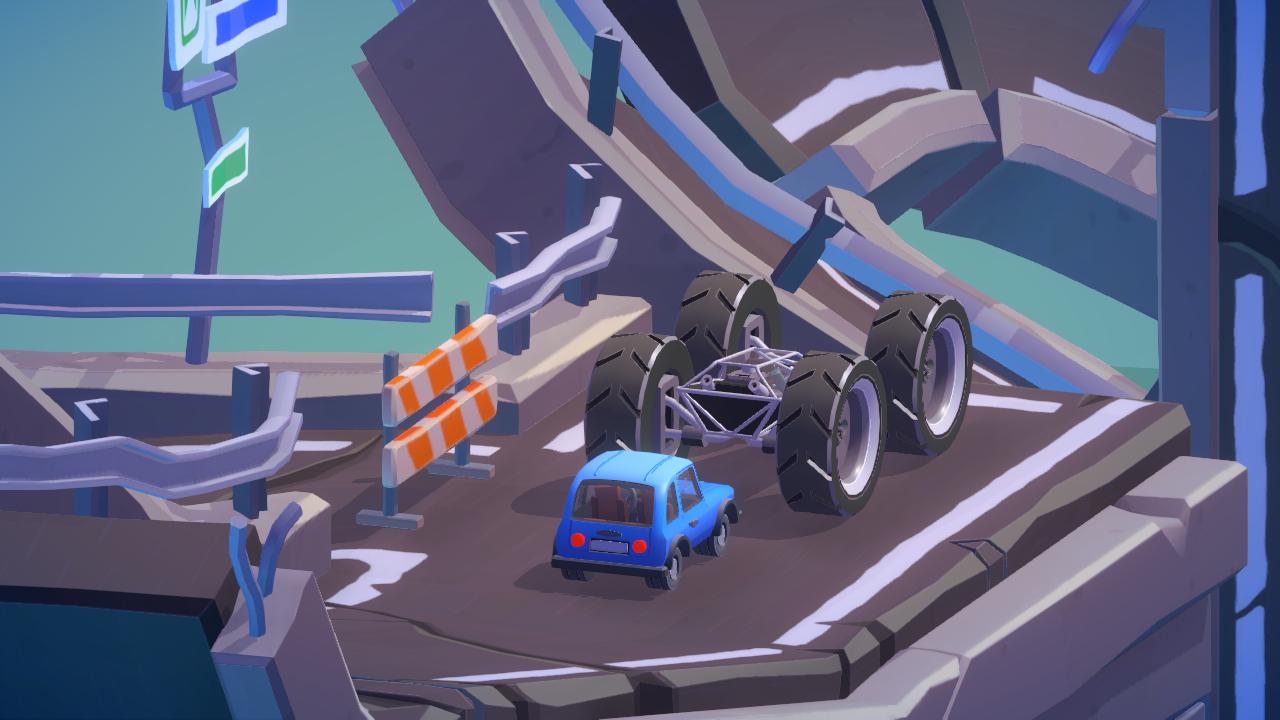 The Monster Flipper and the Car
