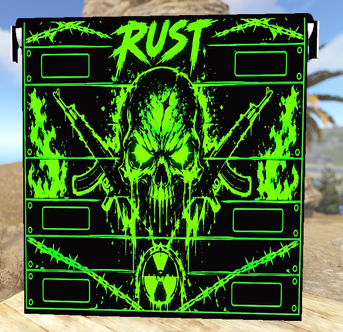 green skull