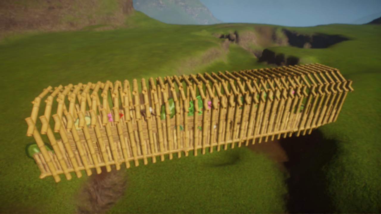 South American Bamboo Bridge