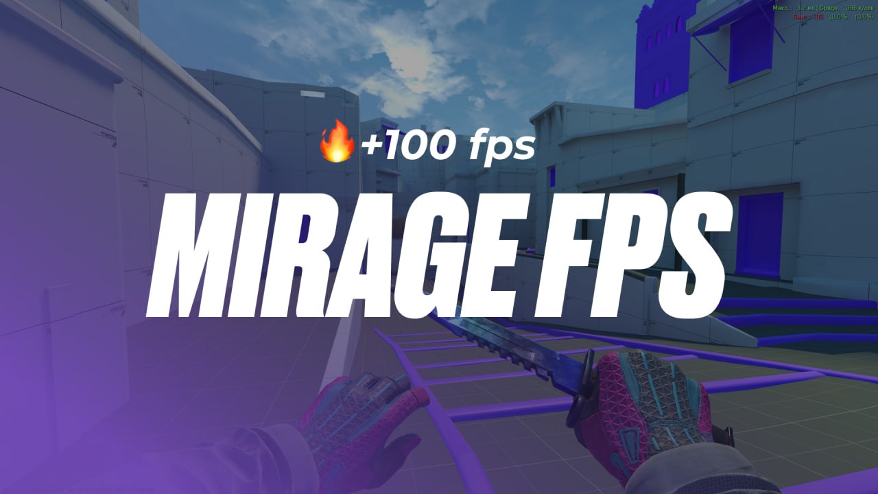 MIRAGE (+ 100 FPS) – Counter-Strike 2 Mod