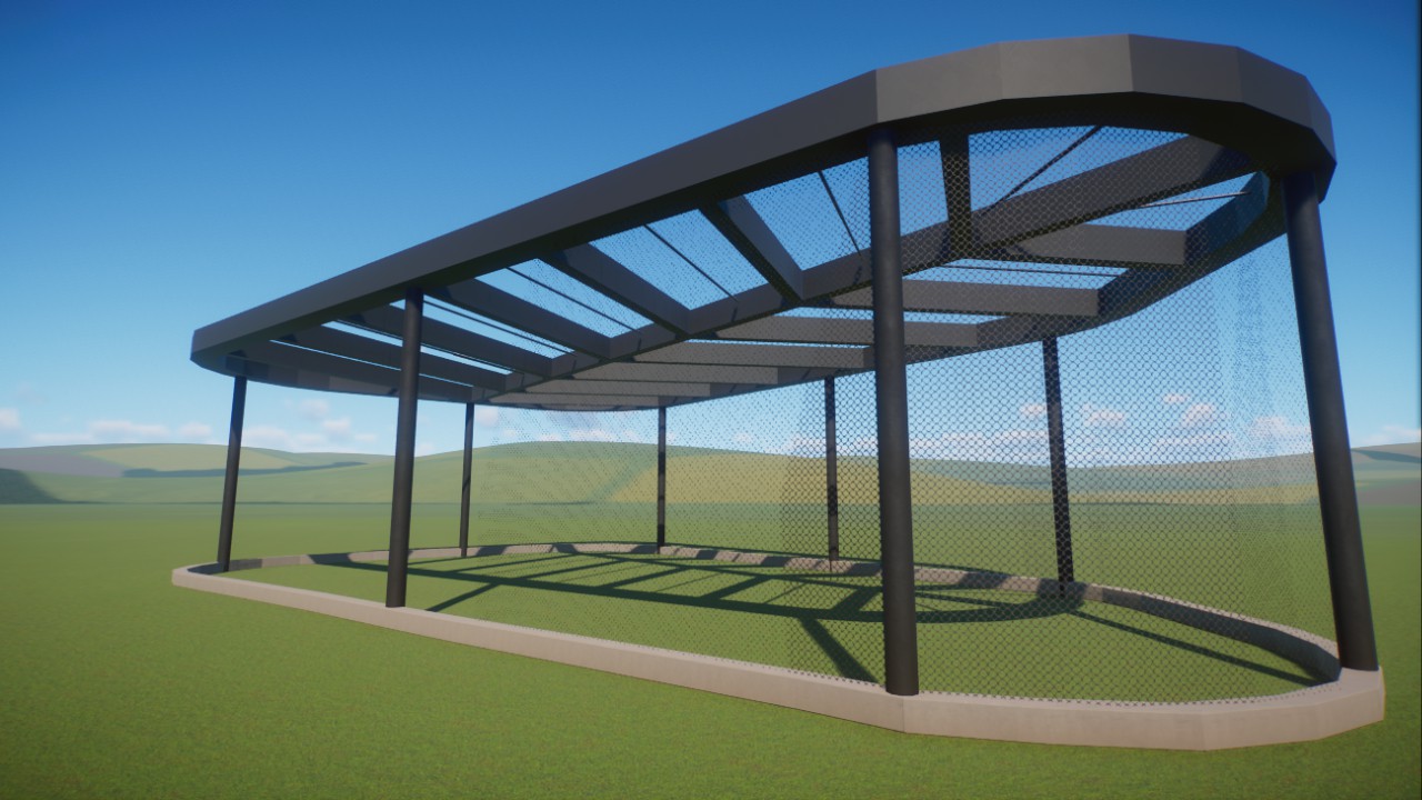 Modern Leaf Shaped Aviary