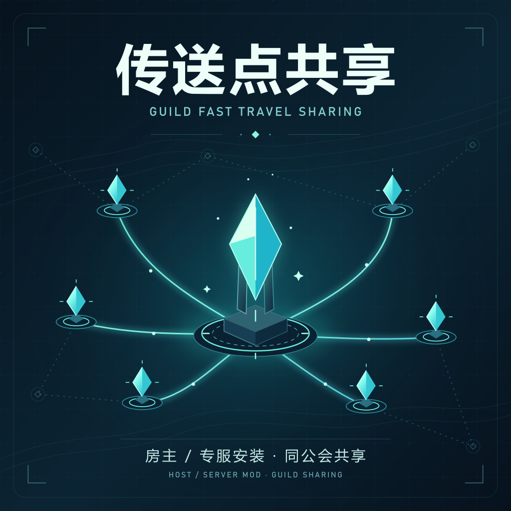 Guild Fast Travel Sharing / 传送点共享