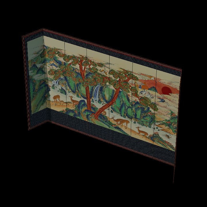 Gyeongbokgung folding screen