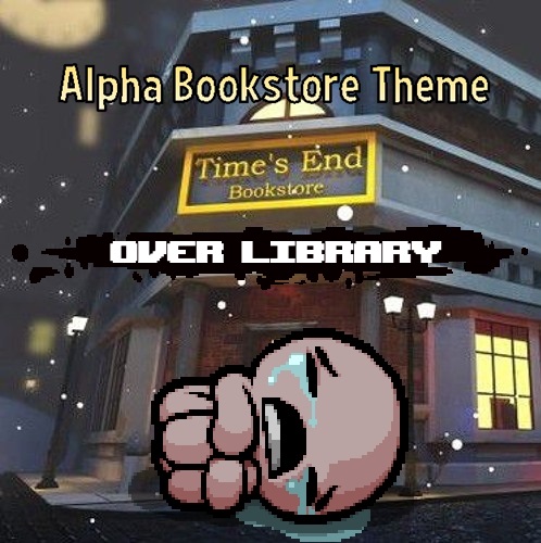 Alpha Bookstore Theme over Library