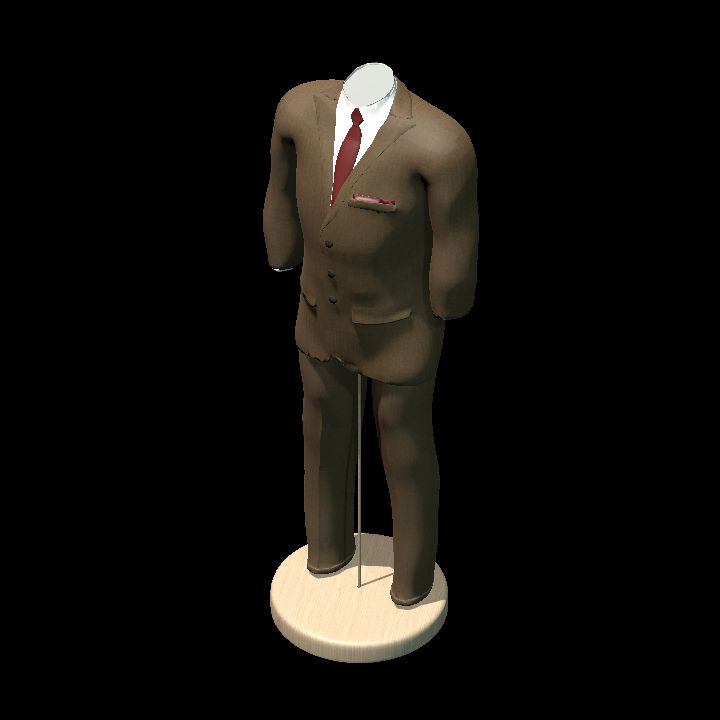 Suit on stand 6