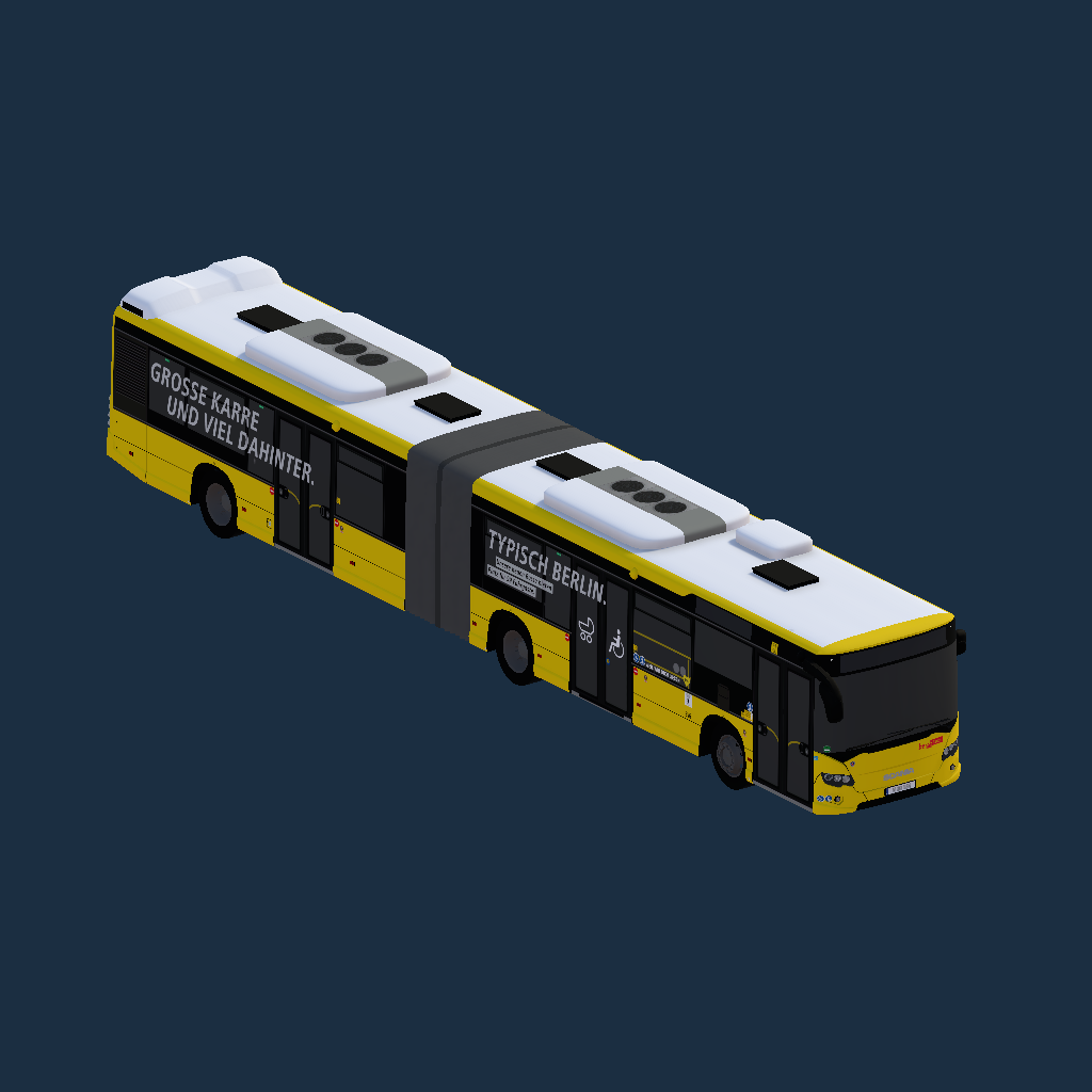 Scania Citywide LFA (3D) - BVG (WWDL-Große Karre und viel dahinter.)