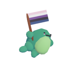 HAPPY PRIDE MONTH!!4 u  genderfluid frog