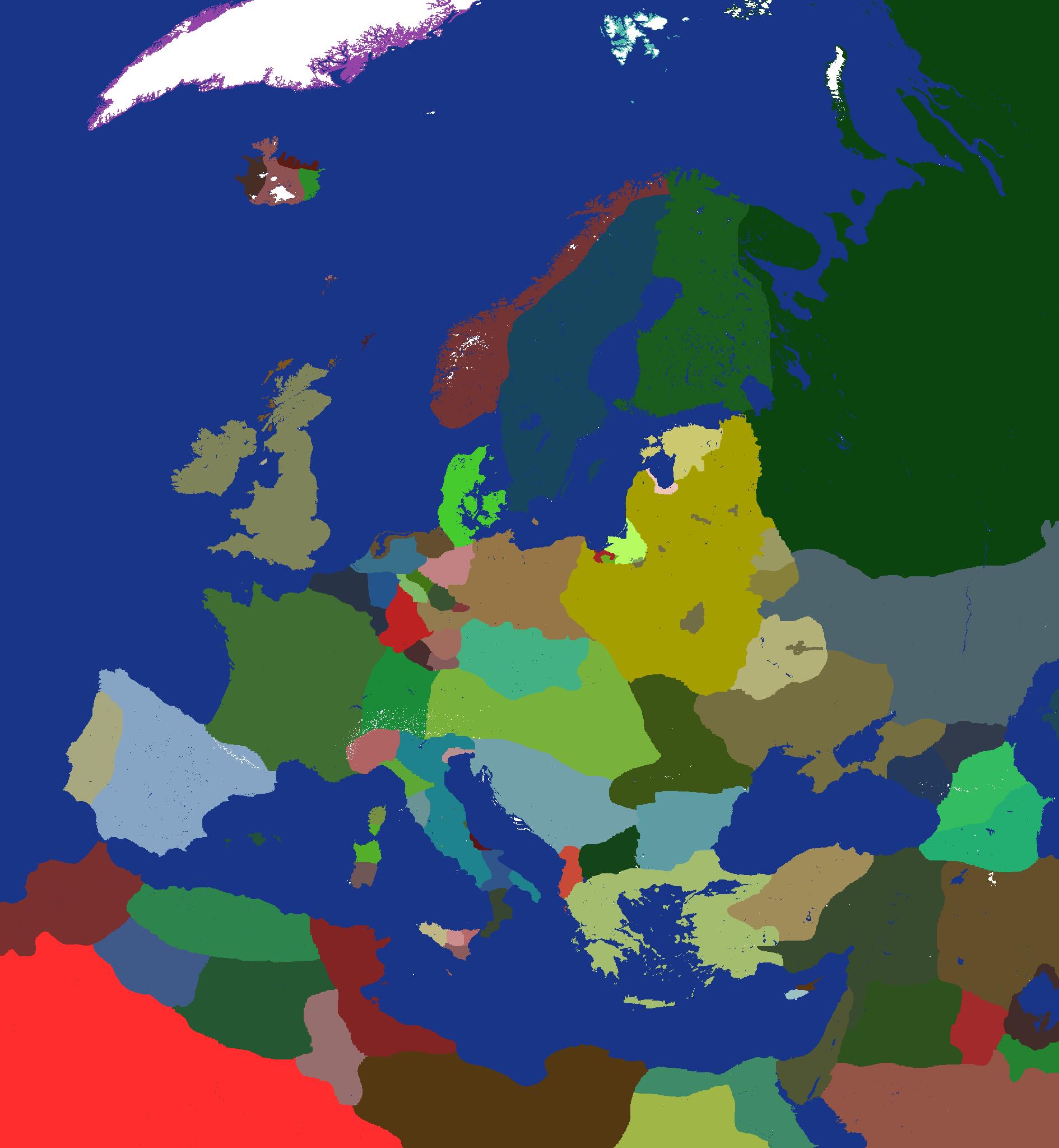 The iron Eruope from 1760-2025