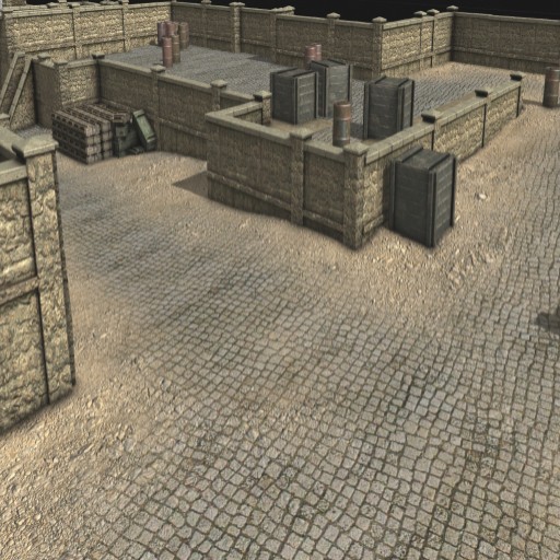 Dust 2 (Dusty Hell) Battle Zones Map by Metatron