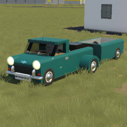 Nano Copper Pick-up  Dualy with Trailer MK1 (stock blue)
