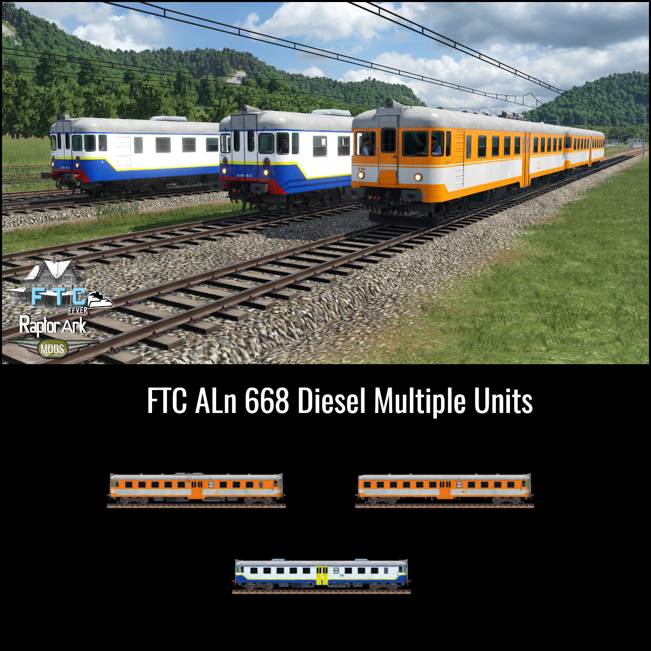 FTC ALn 668 and trailers Diesel multiple units