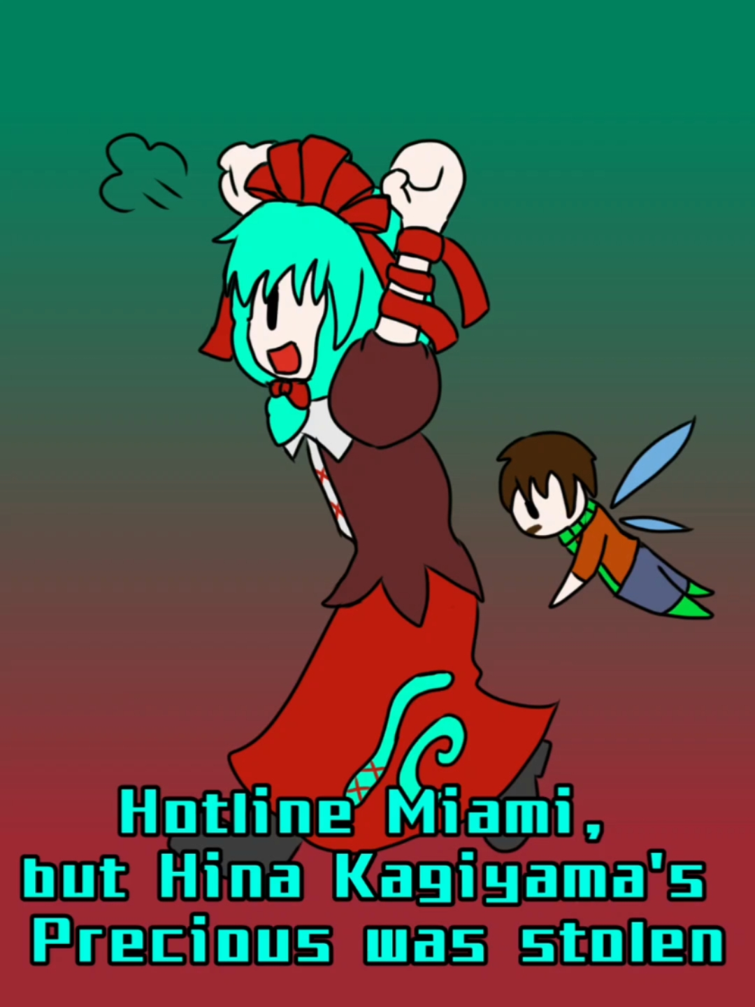 Hotline Miami, but Hina Kagiyama's Precious was stolen