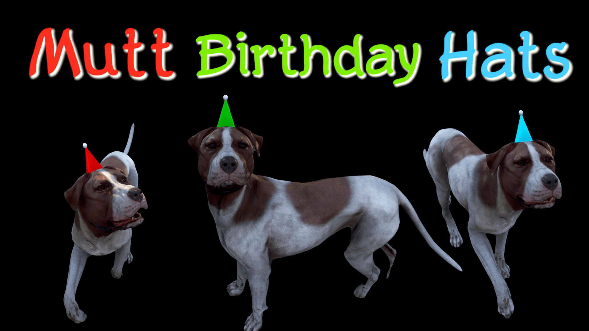 Mutt Birthday Hats - Stat Boost and Party Style for Your Companion (Green)