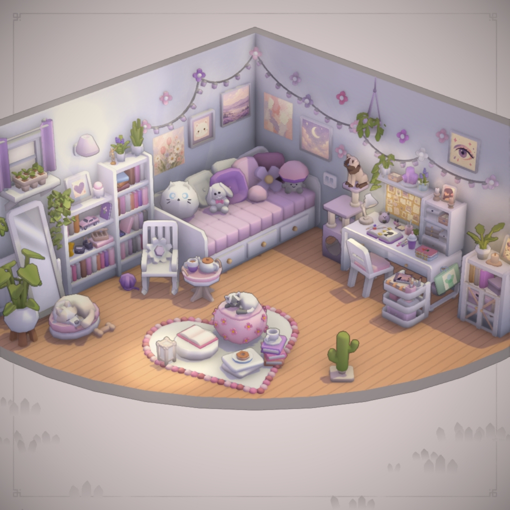 Cluttered Bedroom