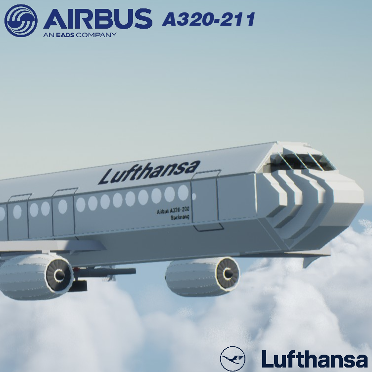 Softbody AIR LINER Airbus A320-211 Lufthansa [REMASTERED]