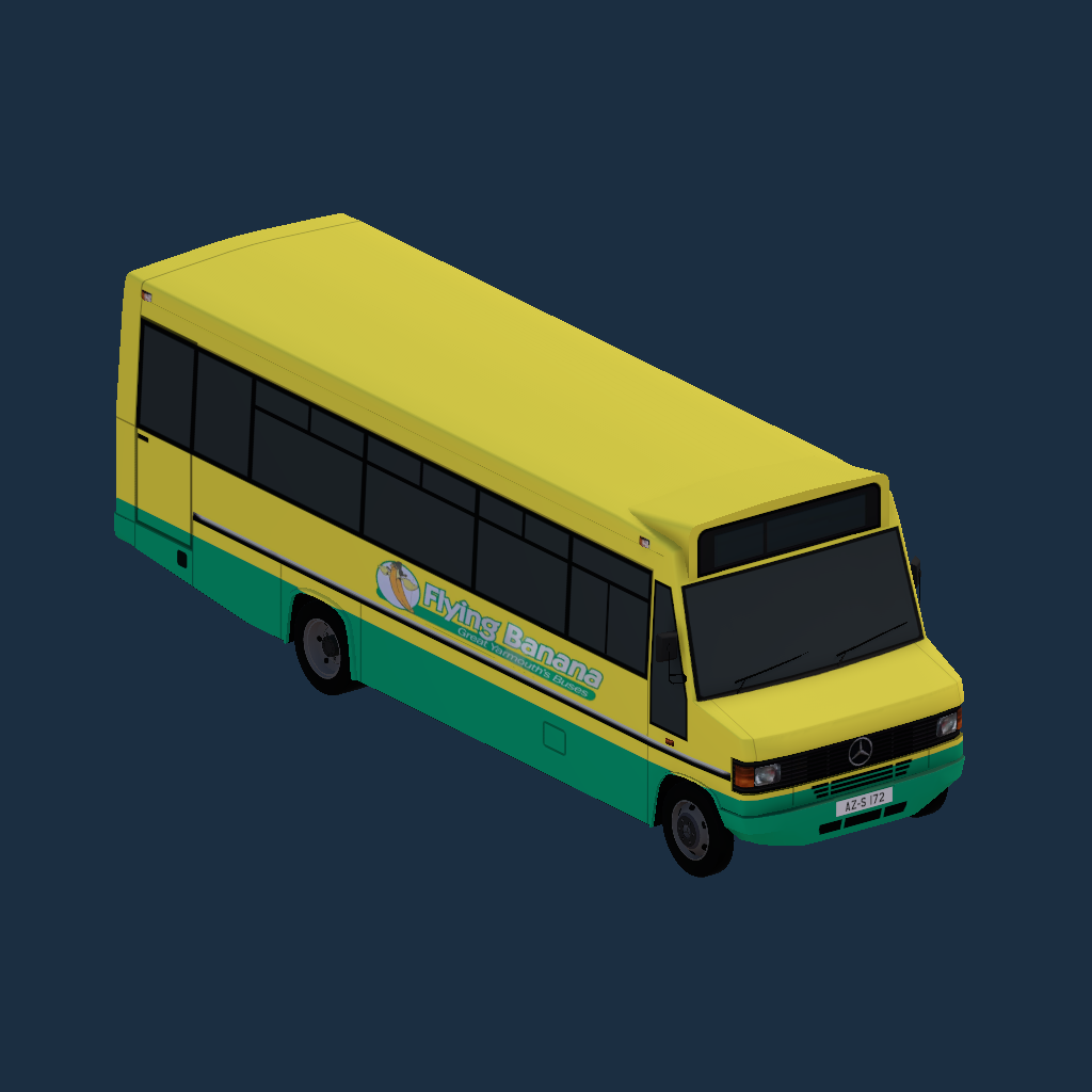 Mercedes-Benz O811D Plaxton Beaver 1 8.5m First Eastern Counties Flying Banana Branded