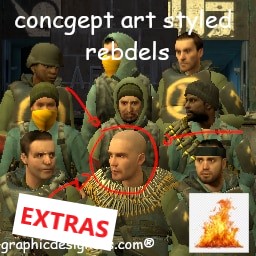 EJ's Concept Art Styled Rebels Extras
