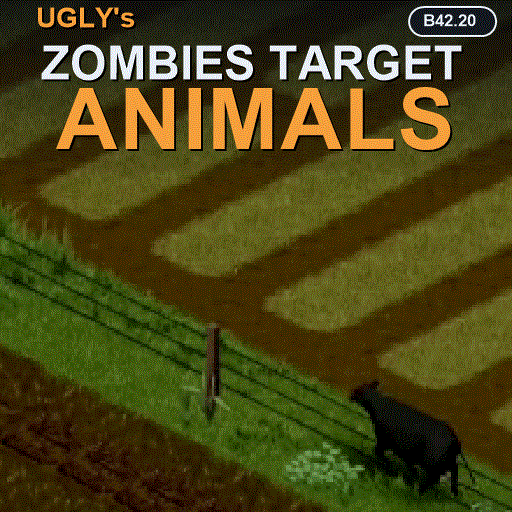 Zombies Target Animals – Project Zomboid Mod