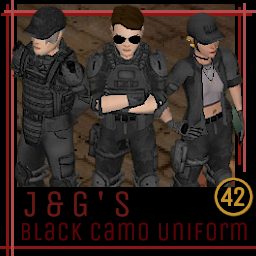 [J&G] Black Multicam Uniform [B42/41]
