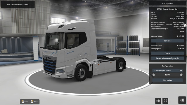 PACCAR EX-D2 1000 DAF XF ELECTRIC BY RODONITCHO MODS 1.0 1.56 1.57 07 11 2025