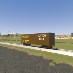 Cotton Belt Hydra-Cushion Hi-Cube Boxcar