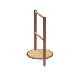 Geometric Double Clothes Rack
