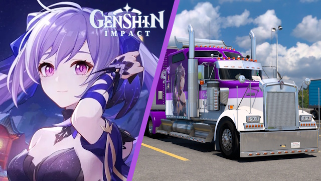 Kenworth W900 Keqing (Opulent Splendor) - Genshin Impact [Combo Skin]