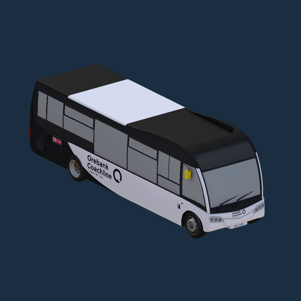 Optare Solo (M890) Orebank Coaches - Coachline Livery