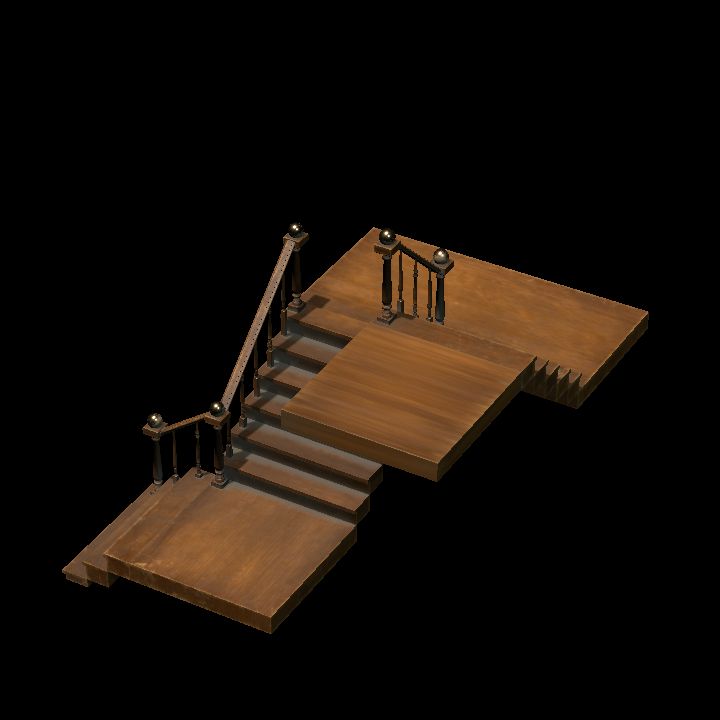wooden stairs