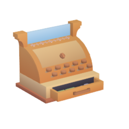 Cash Register Vintage Antique Till Grocery Store