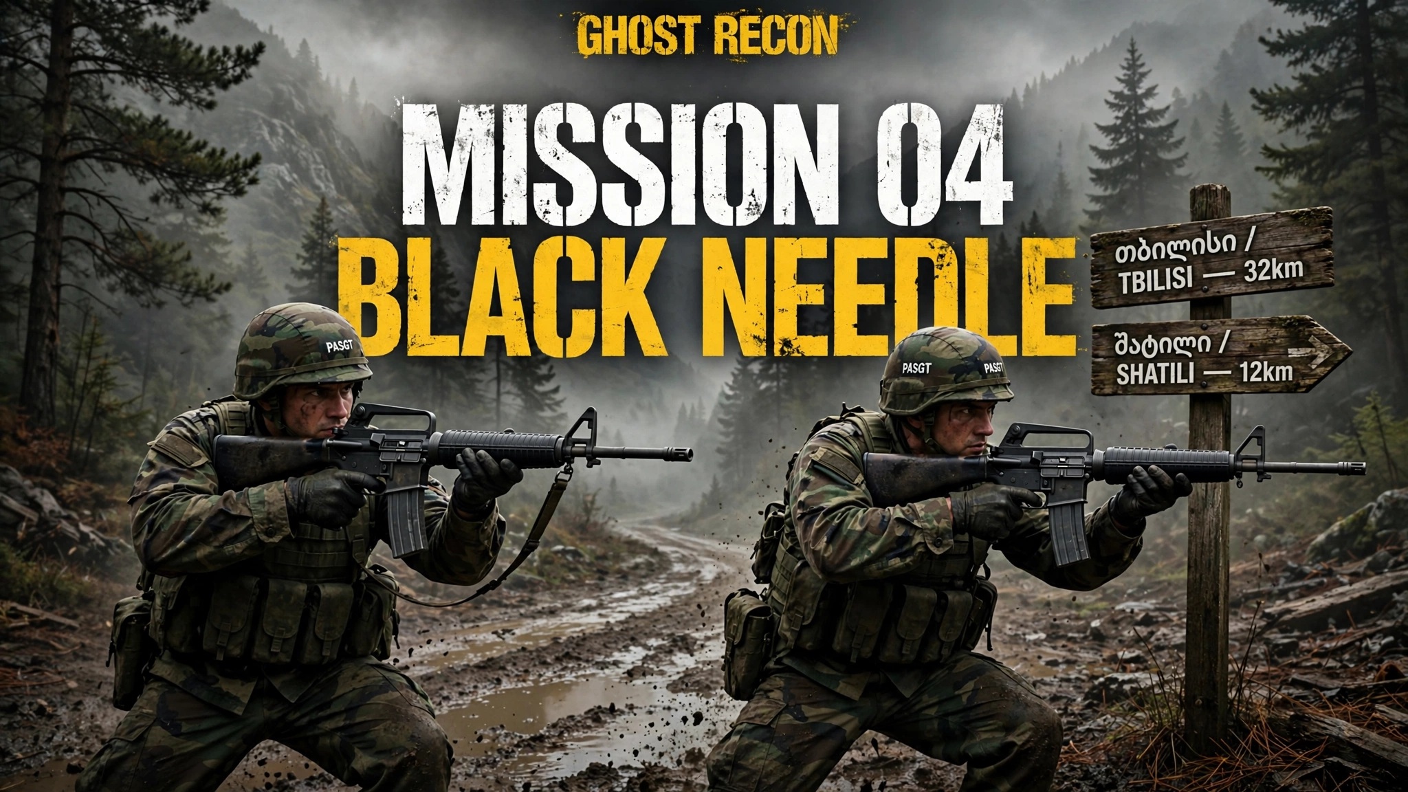 Ghost Recon M4 Black Needle