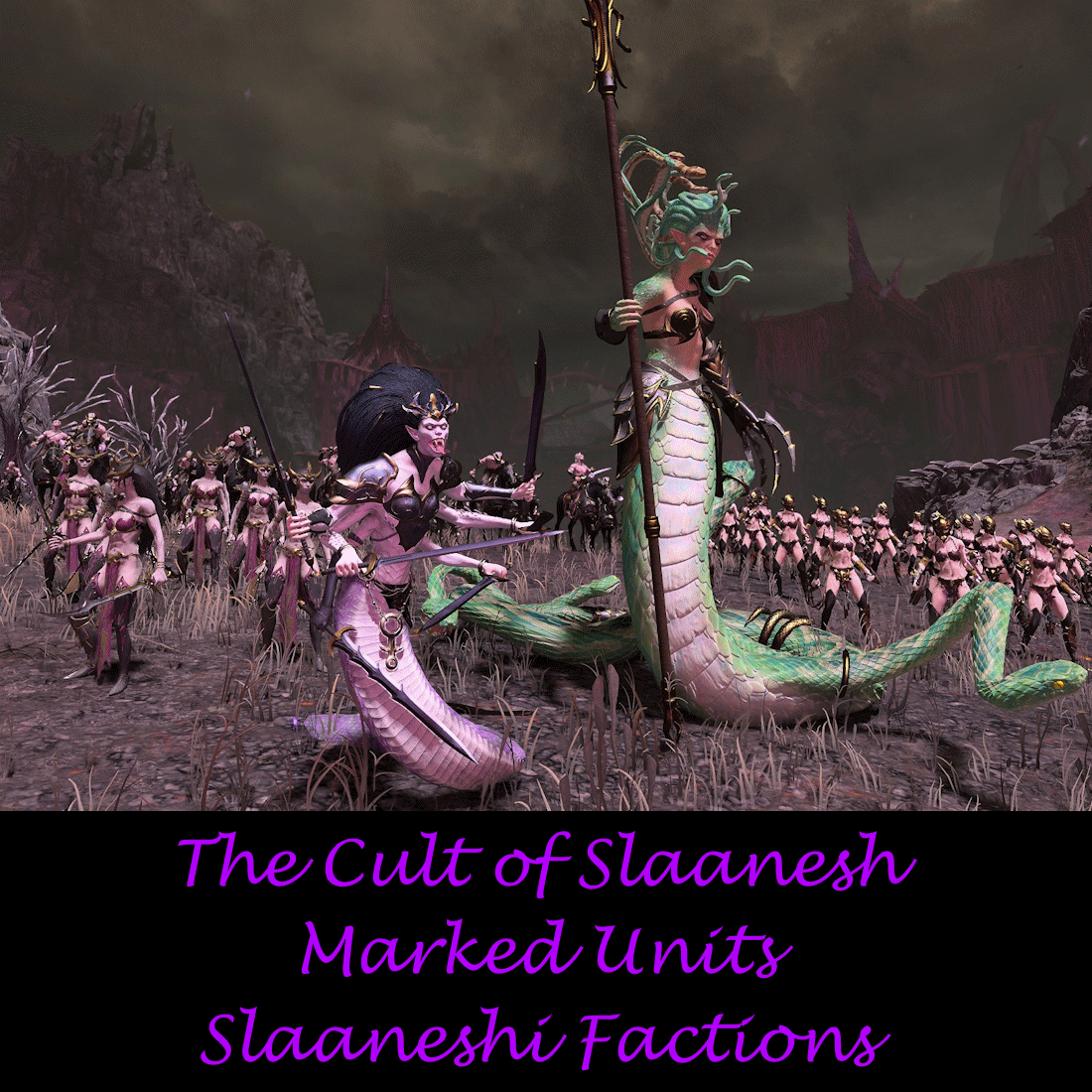[Slaanesh/Dark Elves]Marked Units for Slaaneshi Factions Submod