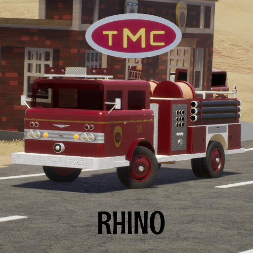 Troubadour rhino firetruck 1975