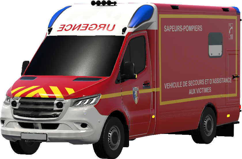 Sapeurs-Pompiers Ambulance URGENCE V2 Generic France